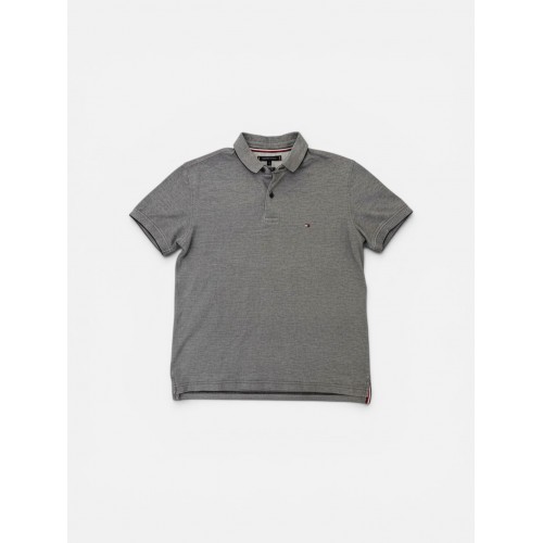 Tommy Hilfiger Ανδρικό Γκρι Polo Shirt M